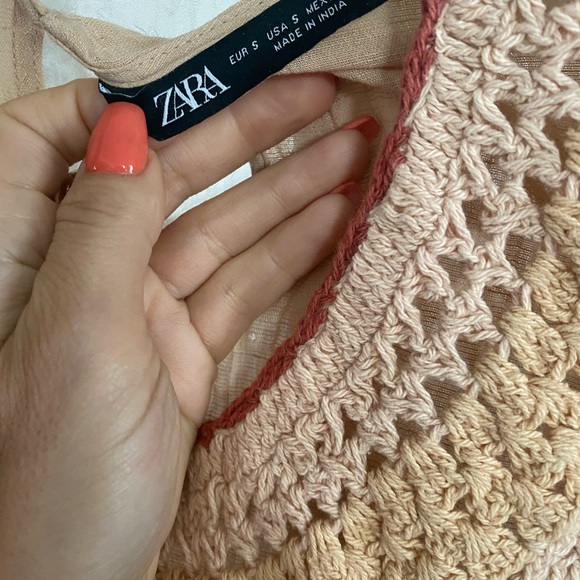 Zara Crochet Boho Top - Picture 3 of 4